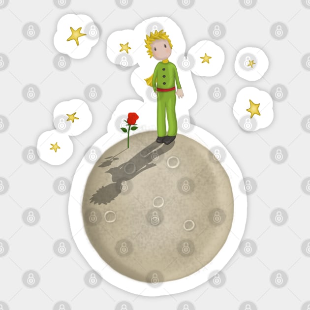 The Little Prince Sticker by valentinahramov